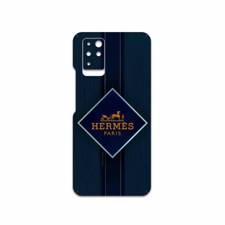 برچسب پوششی ماهوت مدل Hermes-Logo مناسب برای گوشی موبایل اینفینیکس Note 10 MAHOOT Hermes-Logo Cover Sticker for Infinix Note 10